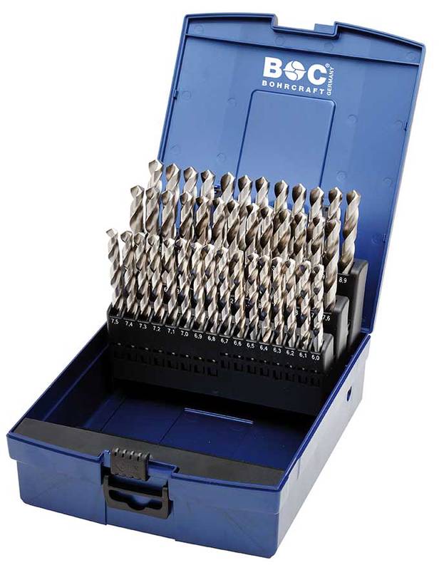 HSS puuride komplekt 41-osa 6,0 - 10,0 x 0,1 mm DIN 338-G BC