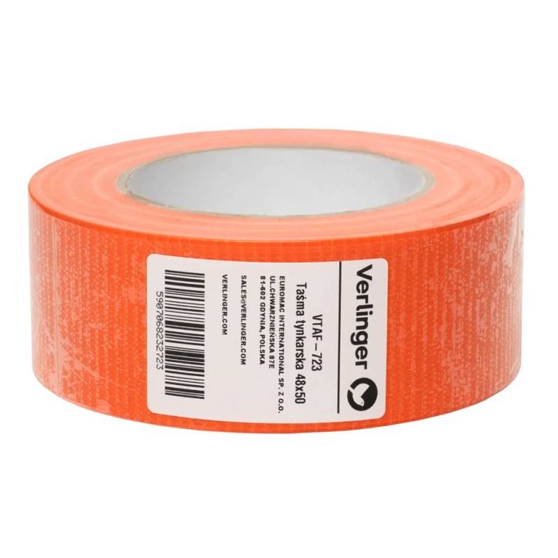 Plastering Tape Verlinger VTAF-723, 48mmx50m (Orange, Strong)