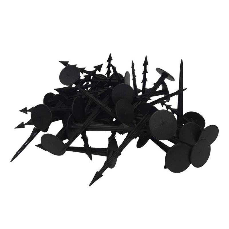 Plastic fixing pegs for crop cover, 12 mm, 50 pcs