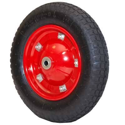 Käruratas 13" 3.00-8 kuullaager 15mm plekkvelg