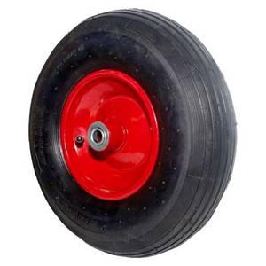 Käruratas 13" 4.00-6 nõellaager 16mm plekkvelg