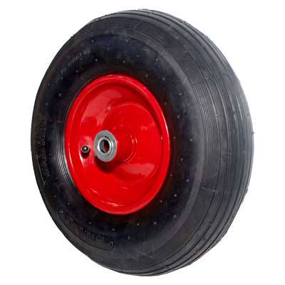 Käruratas 13" 4.00-6 nõellaager 16mm plekkvelg