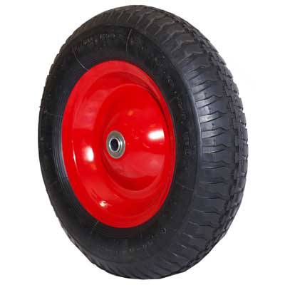 Käruratas 14" 3.50-8 nõellaager 16mm plekkvelg