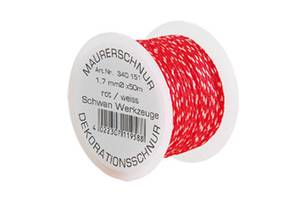 Müürinöör Ø 2.0mm x 100m, puna-valge