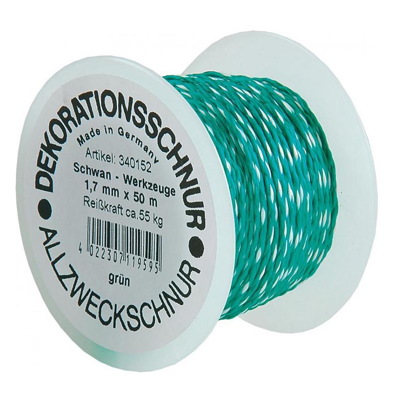 Müürinöör Ø 1.7mm x 50m, rohe-valge