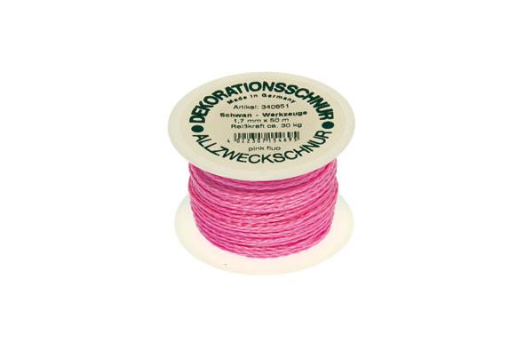 Müürinöör Ø 2.0mm x 100m, roosa