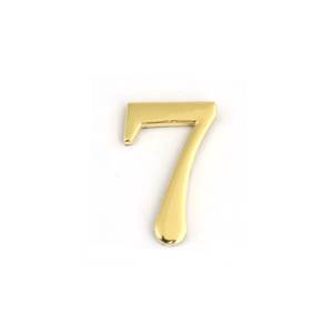 Uksenumber Nr.7 kuldne 45mm