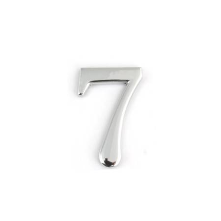Uksenumber Nr.7 kroomitud 45mm