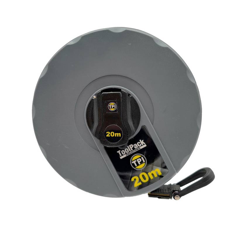 Long fibreglass measuring tape "Poole" 20m/14mm