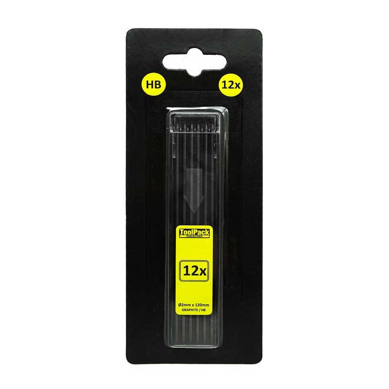 TPI 12 pcs. Graphite HB leads refill set, in tube