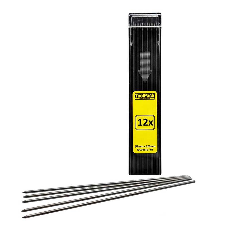 TPI 12 pcs. Graphite HB leads refill set, in tube