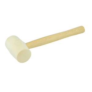 Kummihaamer puitvarrega 65mm 390g valge