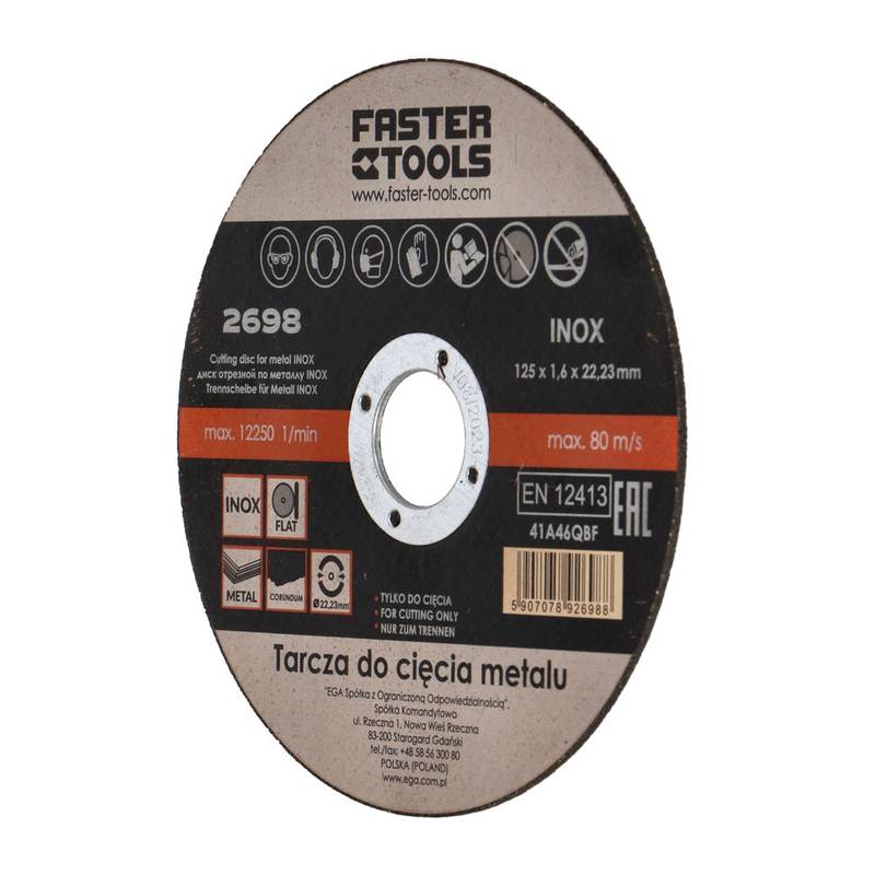 Metalli lõikeketas 125x1,6x22,2 A46Q-BF41 INOX **