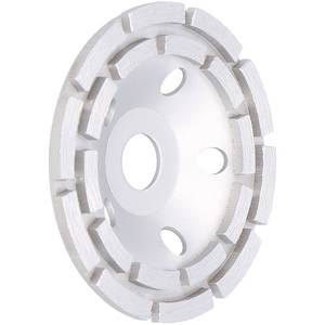 Segmented double row cup grinding wheel 125 mm