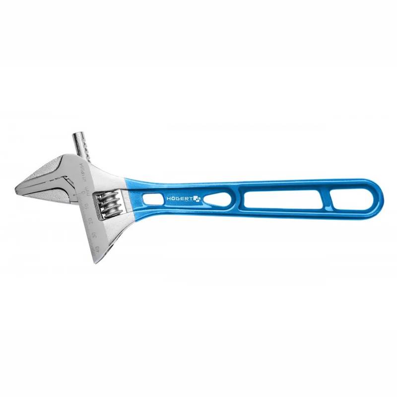 Adjustable wrench with long handle 256mm / 43mm