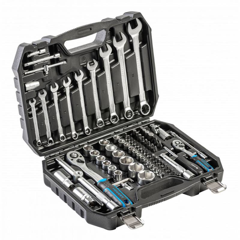 Tool set 95 pcs, CrV steel, ratchet handle 72 T