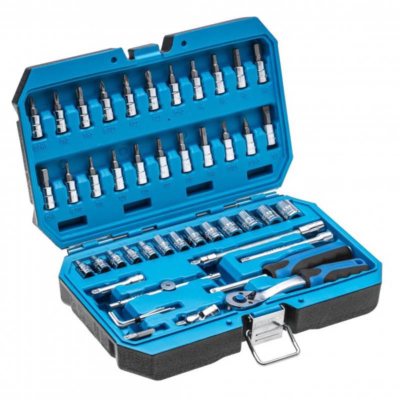 Tööriistakomplekt 46 osa, 1/4", 72-hambaline narre