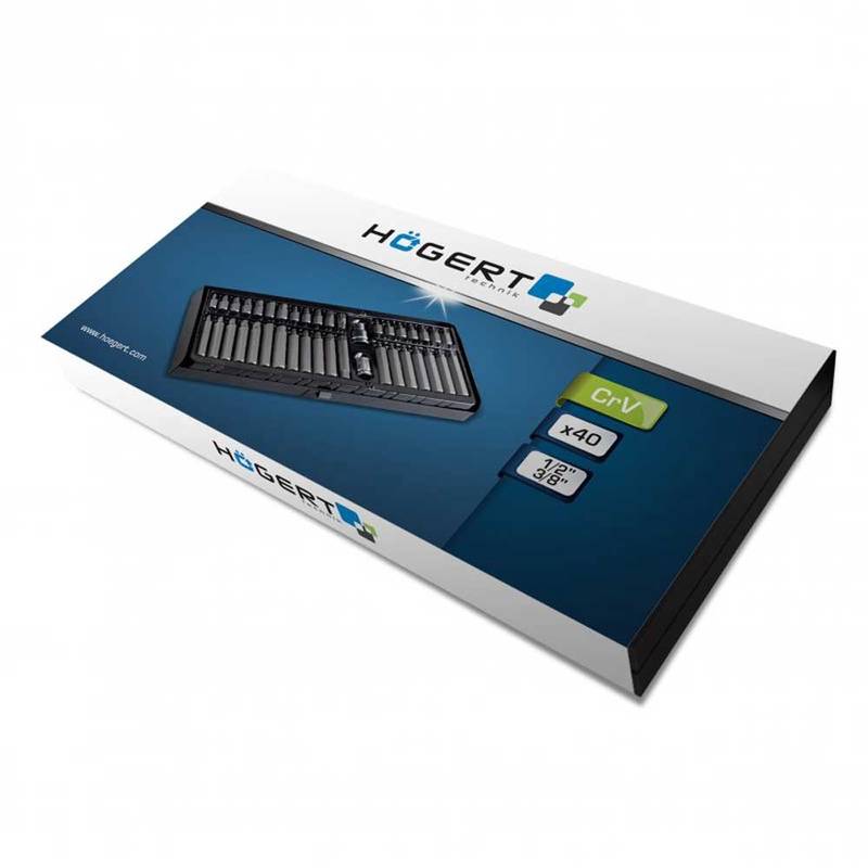 Otsikute komplekt 40 osa kuuskant / TORX / tähik