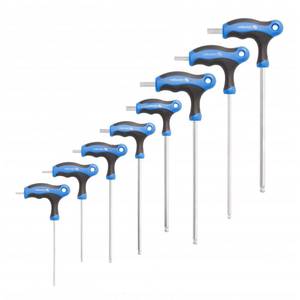 Hexagonal wrench set type-T with ball, long 8 pcs