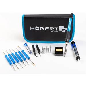 Jootekomplekt Högert 60W, 220V, temperatuuri reguleerimisega, kohvris