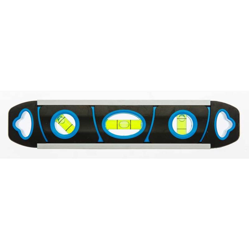 Spirit level Torpedo 230 mm, 3 bubble levels