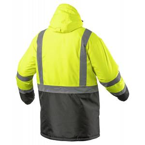 LEDA insulated warning jacket, yellow