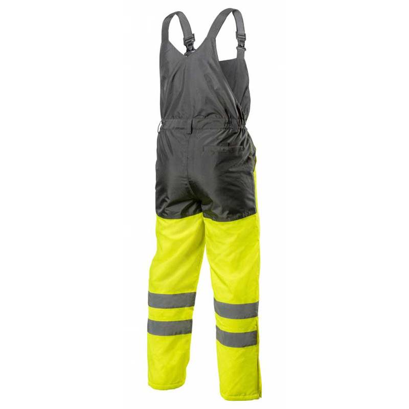 Tööpüksid poolkombe AICH Hi-Viz kollane S/T