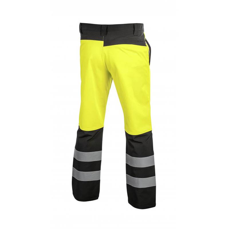 Tööpüksid TRAUN softshell Hi-Vis kollane