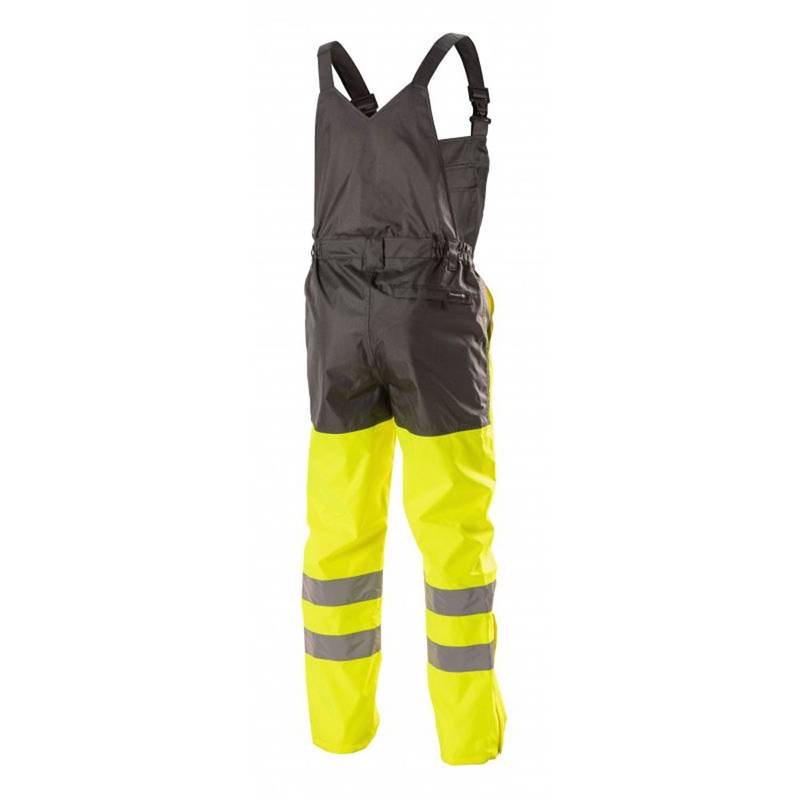 VOLME Hi visibility rain bib trousers yellow