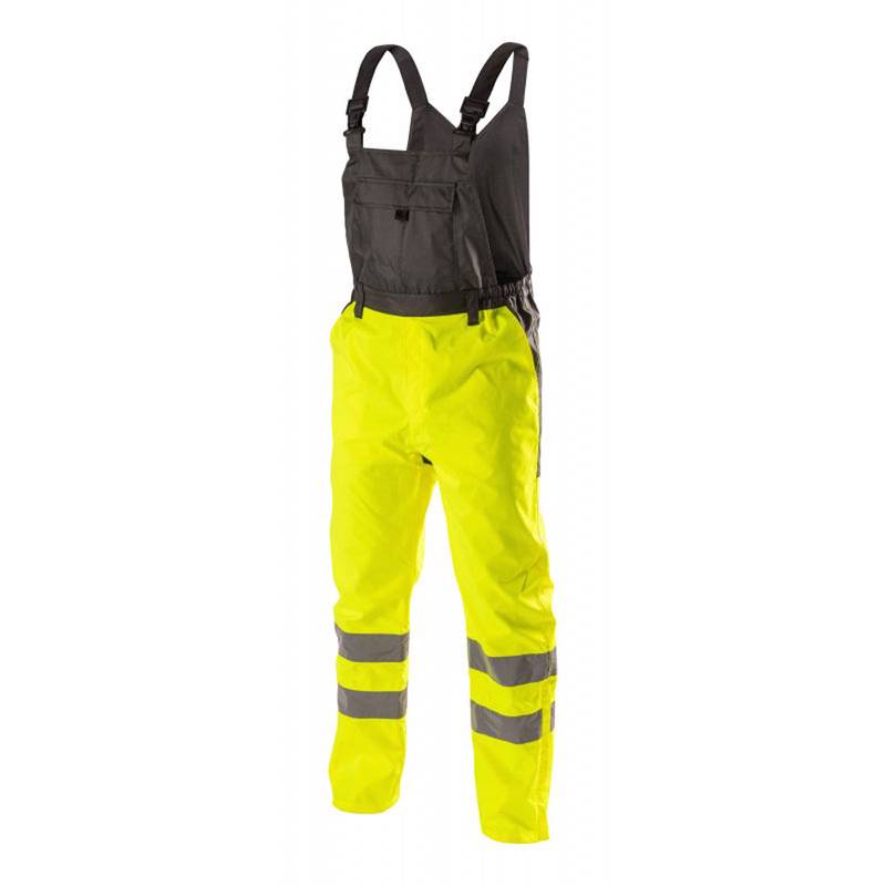 VOLME Hi visibility rain bib trousers yellow