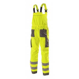 WERSE Hi visibility bib trousers yellow