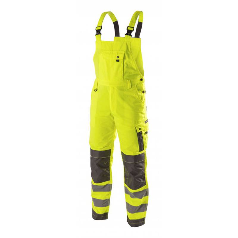 WERSE Hi visibility bib trousers yellow