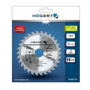 Saeketas 160 × 30 mm TCT , 30 hammast, ATB, puidule