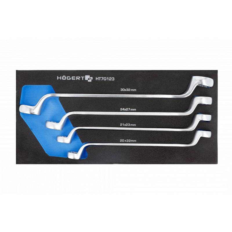 Double open-end spanner set