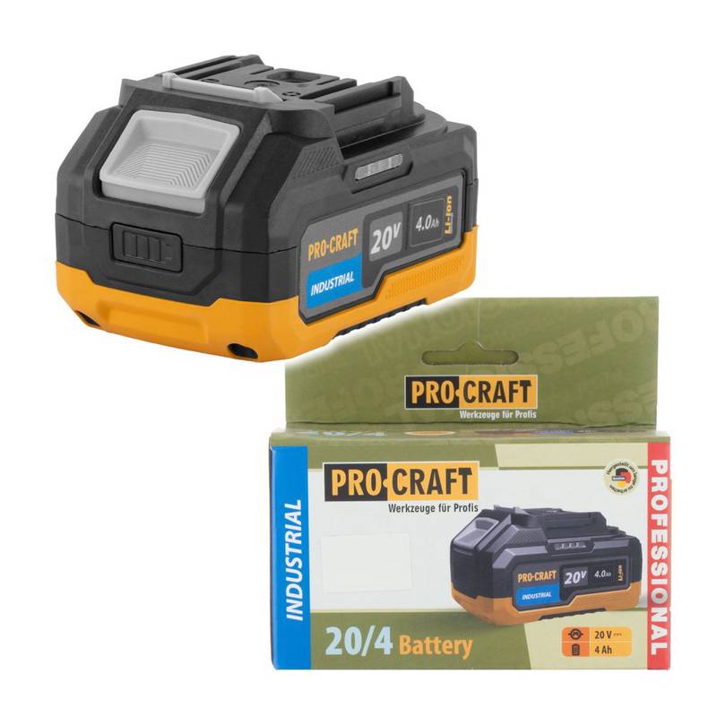 Aku Procraft Industrial 20V, 4.0Ah (Li-ion)