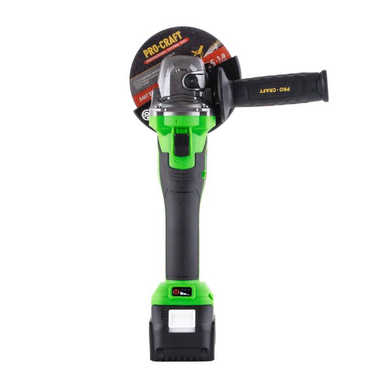 Cordless Angle Grinder Set Procraft PGA22, 20V, 125 mm / 4.0 Ah in Case