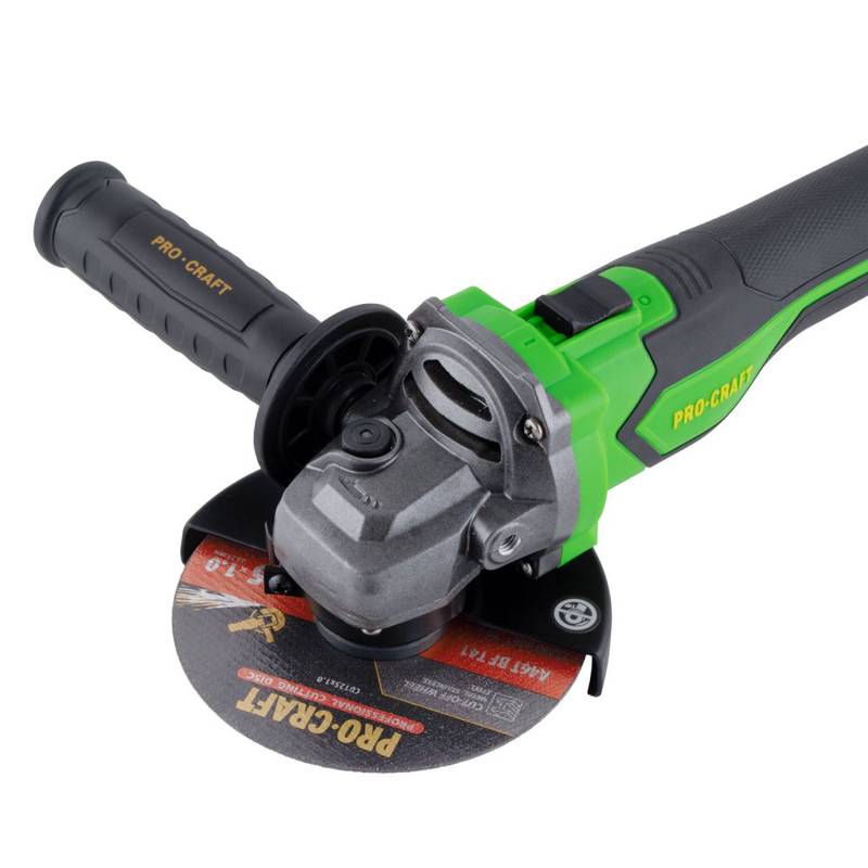 Cordless Angle Grinder Set Procraft PGA22, 20V, 125 mm / 4.0 Ah in Case