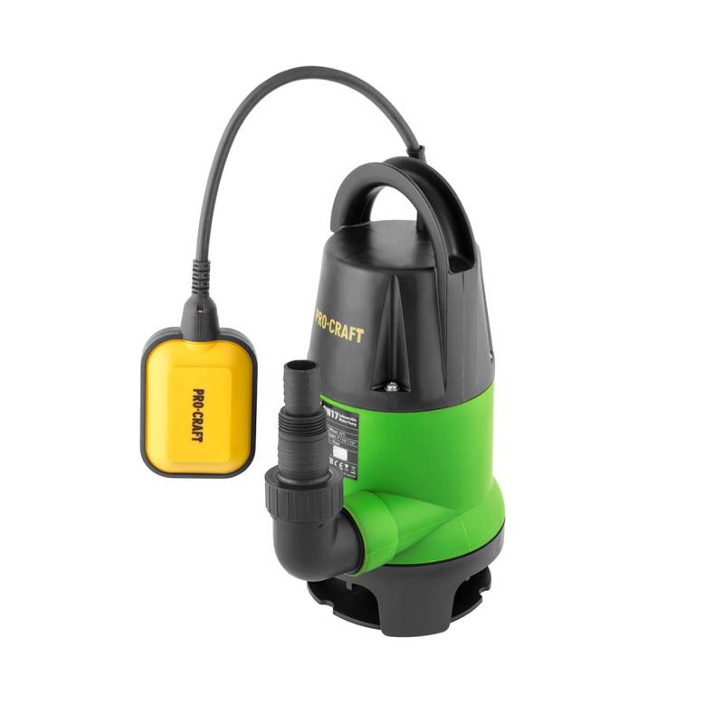 Submersible Pump Procraft PN17, 400W, 7500l/h (for Clean and Dirty Water)