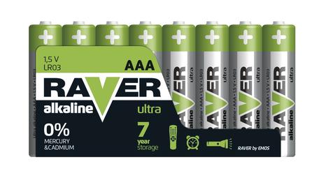 Leelispatareid Raver AAA 1.5V LR6 8tk pakis