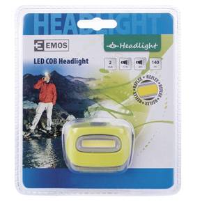 Pealamp 2W COB LED 150lm 20m 3x AAA