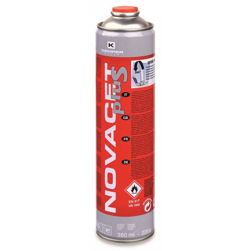 Gaasiballoon Novacet 220g klapiga Kemper