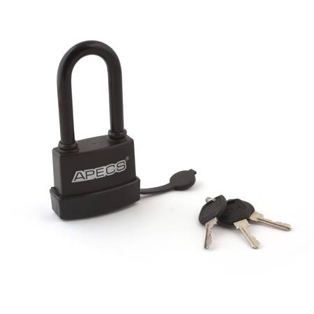 Padlock APECS PDR-50-70L, steel, 3 keys, blister pack