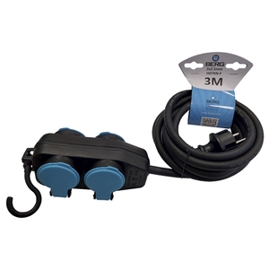 Extension Cable 4 sockets BERG