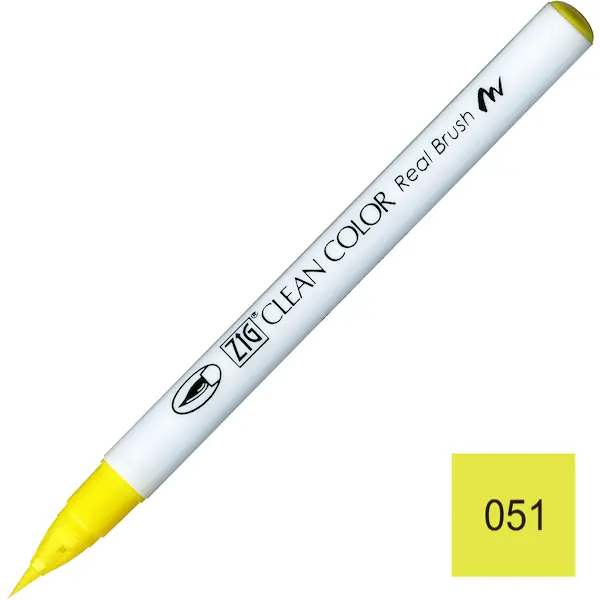 Tindipintsel CLEAN COLOR Real Brush - Lemon Yellow