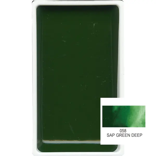 Akvarellvärv GANSAI TAMBI 29 x 48 x 10 mm - Sap Green Deep