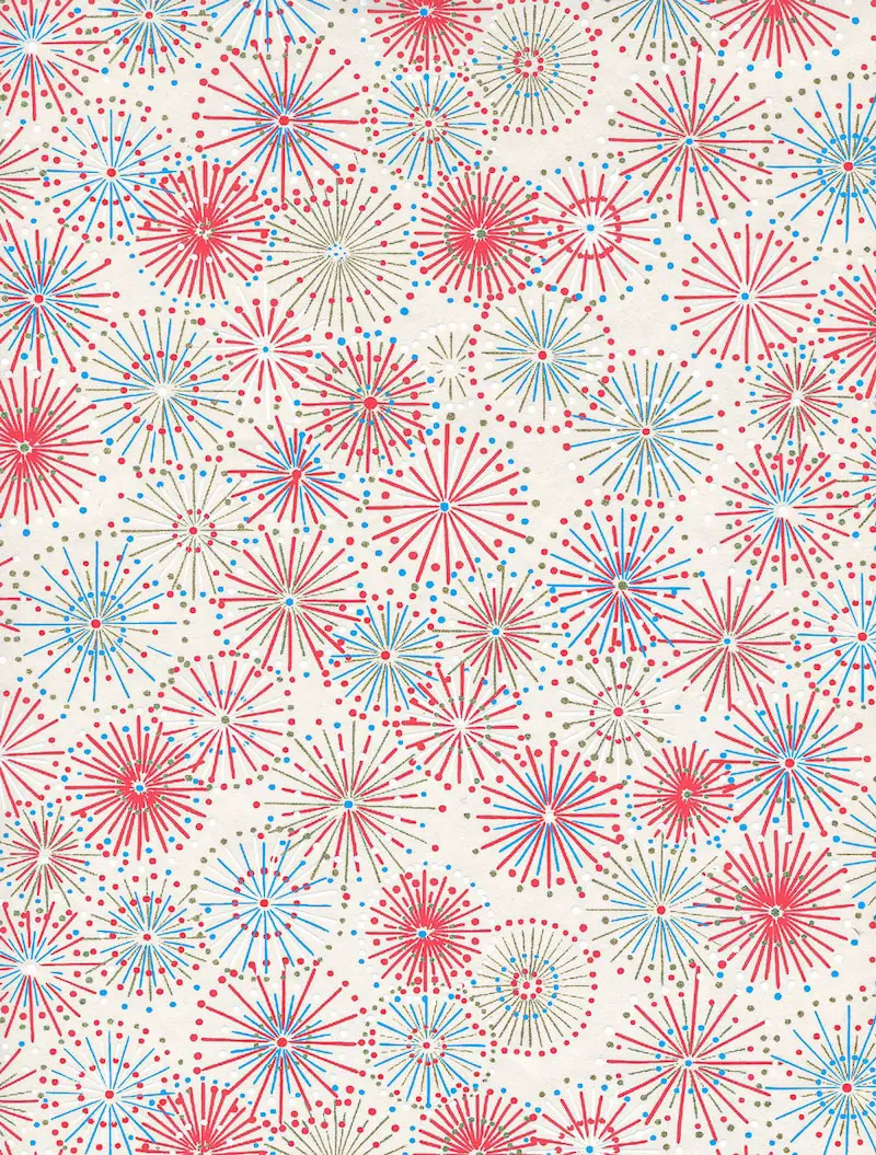 Japanese paper CHIYOGAMI 70 gsm 21 x 29,7 cm (A4) - Fireworks