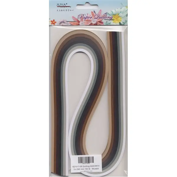 Quilling ribad ASSORTII 5 mm x 540 mm 140 tk. - Mustad