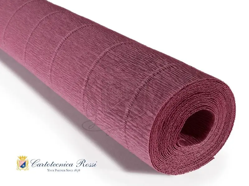 Krepp-paber CLASSIC 180g (144 g/m²) 50 x 250 cm - Dusky Plum