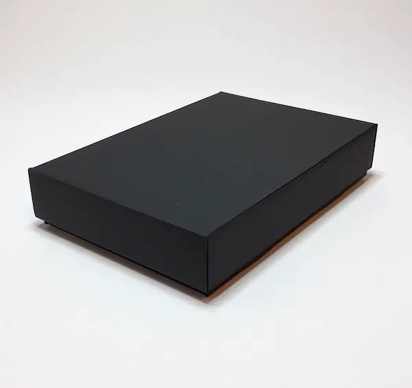 Flat box ZELLULOOS 15,5 x 23 x 4,5 cm - Black