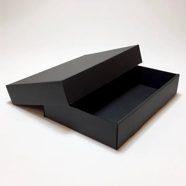 Flat box ZELLULOOS 15,5 x 23 x 4,5 cm - Black